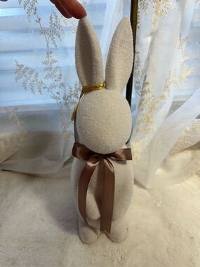 Bell lux fur bunny decor